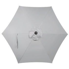 Blissun grey fabric close-up highlighting waterproof and UV protection