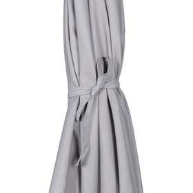 Blissun 7.5ft grey patio umbrella sturdy frame detail