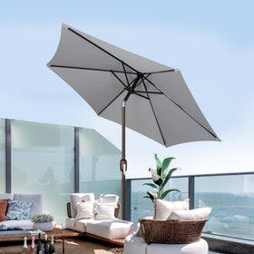 Blissun vented canopy top promotes airflow for cooler shade