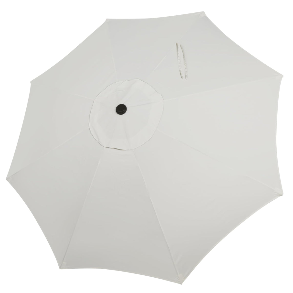 Blissun 9ft canopy replacement in creamy white for 8-rib market umbrellas, durable shade.