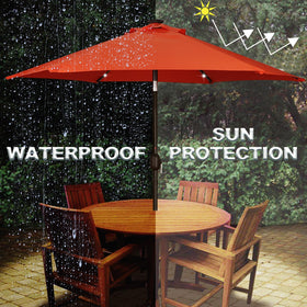 Blissun bronze aluminum pole offers durable support for outdoor use