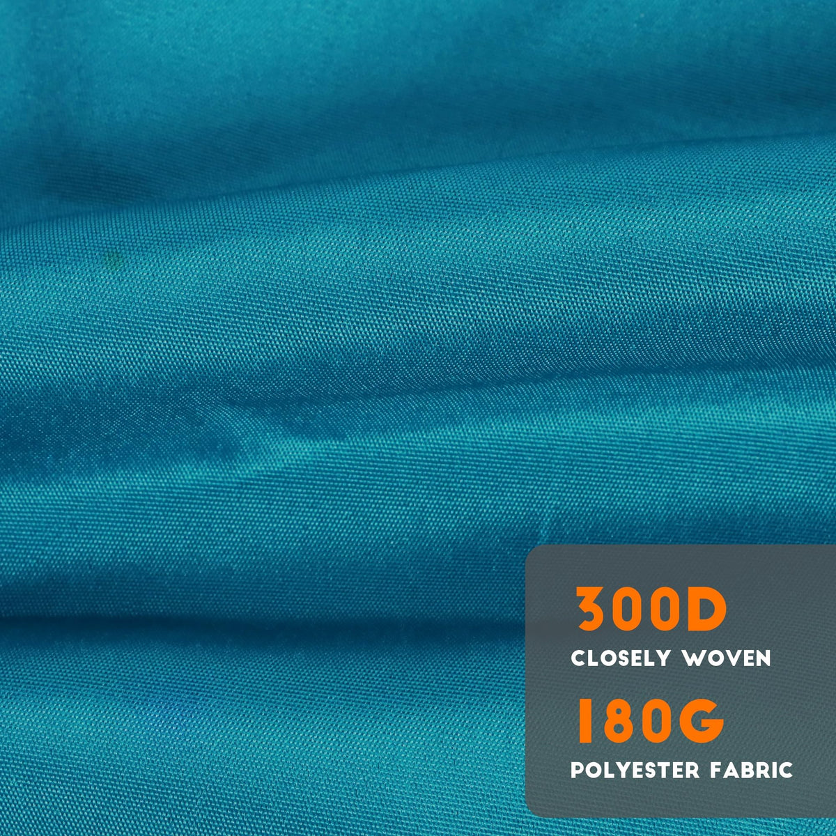 Blissun cerulean canopy on-frame view showcases true color fit
