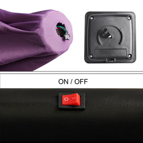 Blissun canopy fabric close-up showing UV protection and water resistance.