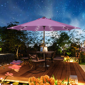 Blissun lilac canopy adds color and shade to outdoor spaces.