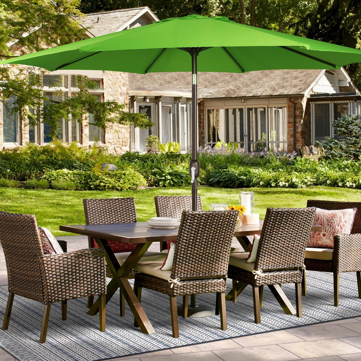 Blissun patio canopy only in lime for umbrella updates