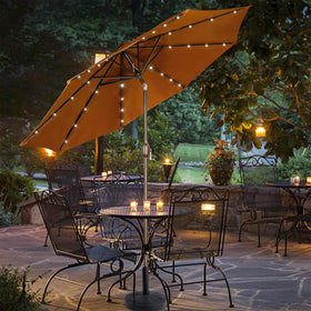 Blissun robust 8-rib construction offers durable outdoor shade