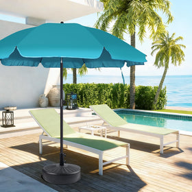 Blissun rust-resistant coating protects against rain and sun.