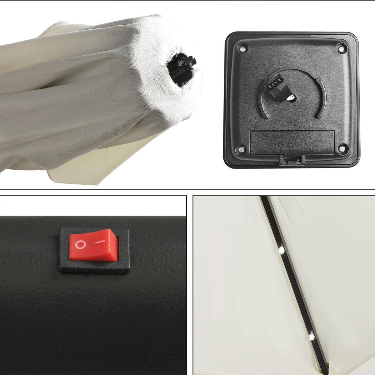 Blissun tilt-crank operation helps shade control and easy positioning.