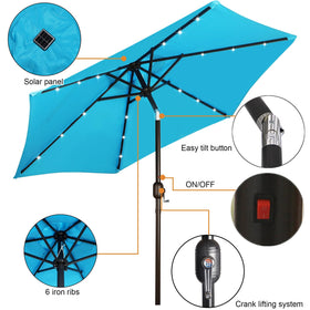 Blissun tilt-crank operation enables easy angle adjustments for shade.