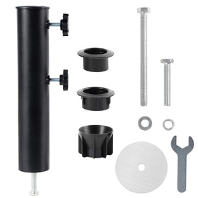 Blissun umbrella base tube in black with a heavy-duty steel core.