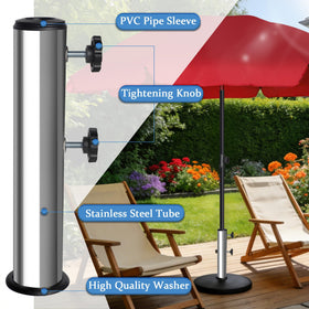 Blissun base tube with three sleeves ensuring precise fit for different poles