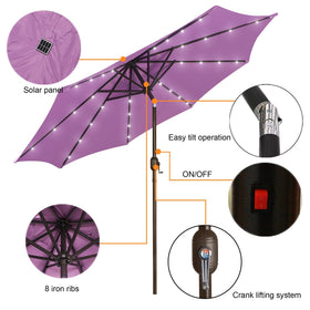 Blissun tilt and crank mechanism for easy shade control.