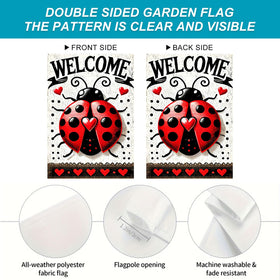 BlissYard Double-Sided Print Flag: artwork remains clear from both directions for outdoor displays.