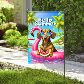 BlissYard double-sided garden flag stays readable from any angle.