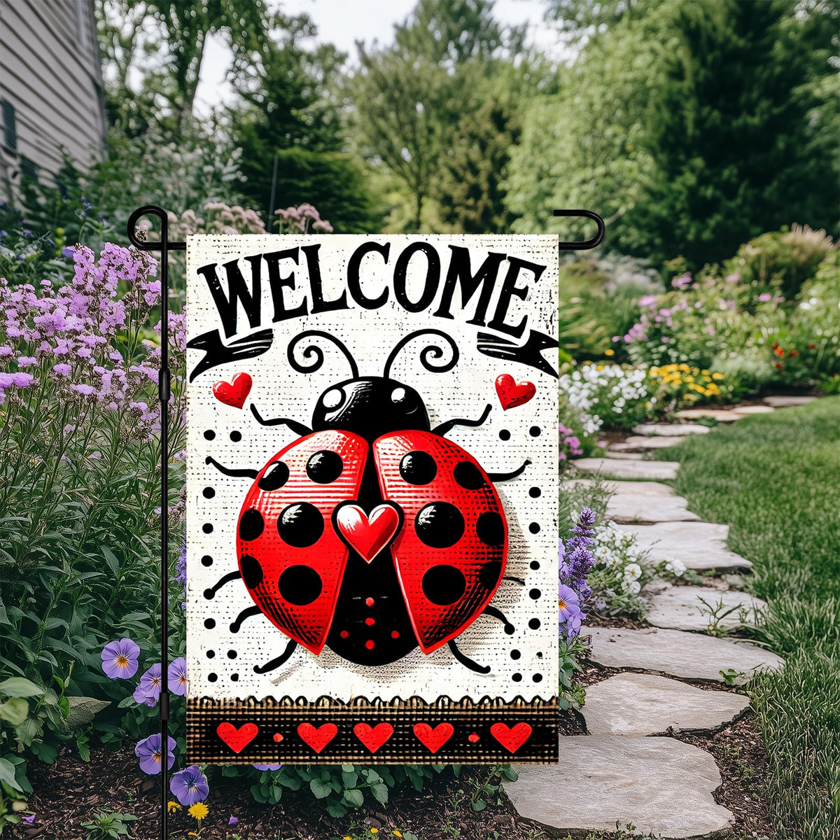 BlissYard Easy Hanging Sleeve Flag: quick setup for seasonal yard and porch decorating.