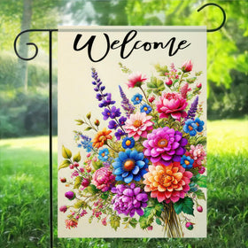 BlissYard floral design flag brightens porches with seasonal charm.