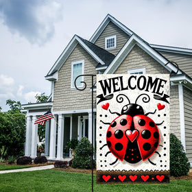 BlissYard Front Porch Flag: cheerful welcome adds farmhouse charm to entryways.