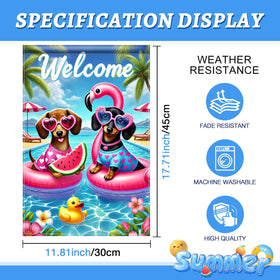 BlissYard summer beach flag ideal for garden celebrations