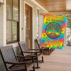 BlissYard weather-resistant flag withstands sun and rain for long outdoor use.