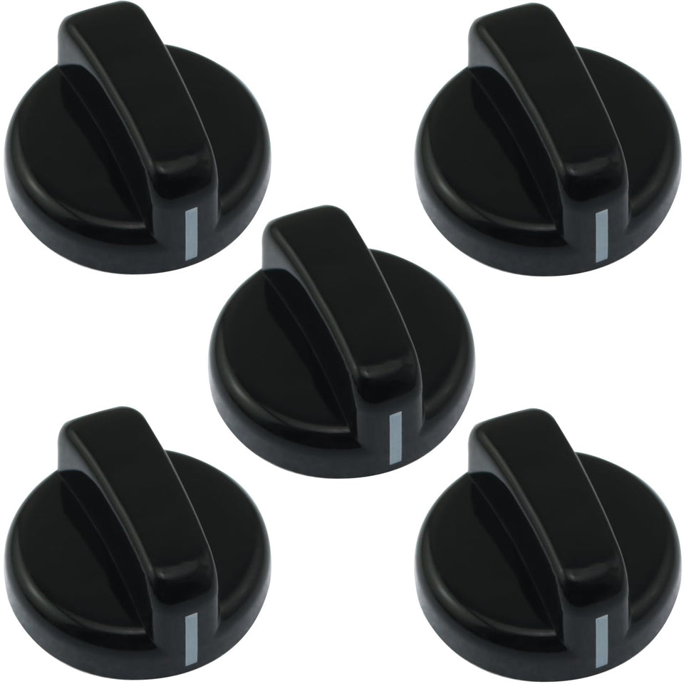 BLLNDX gas stove knob with D-shaped stem for easy ignition replacement and reliable control.