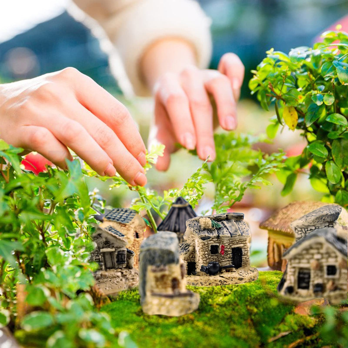 BLLREMIPSUR miniature garden diorama accents spark creative bonsai and succulent setups