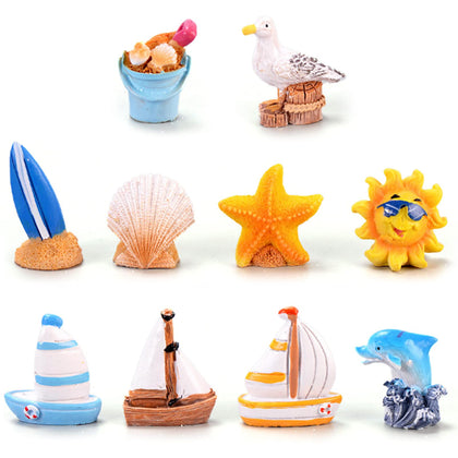 BLLREMIPSUR seashell figurine enhances mini gardens and cake toppers