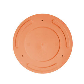 Bloem Mathers 8-inch outdoor-use planter withstands sun and rain outdoors.