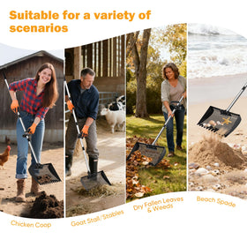 Bloksin multi-use sifting tool suited for stalls, garden debris, and beach sand.