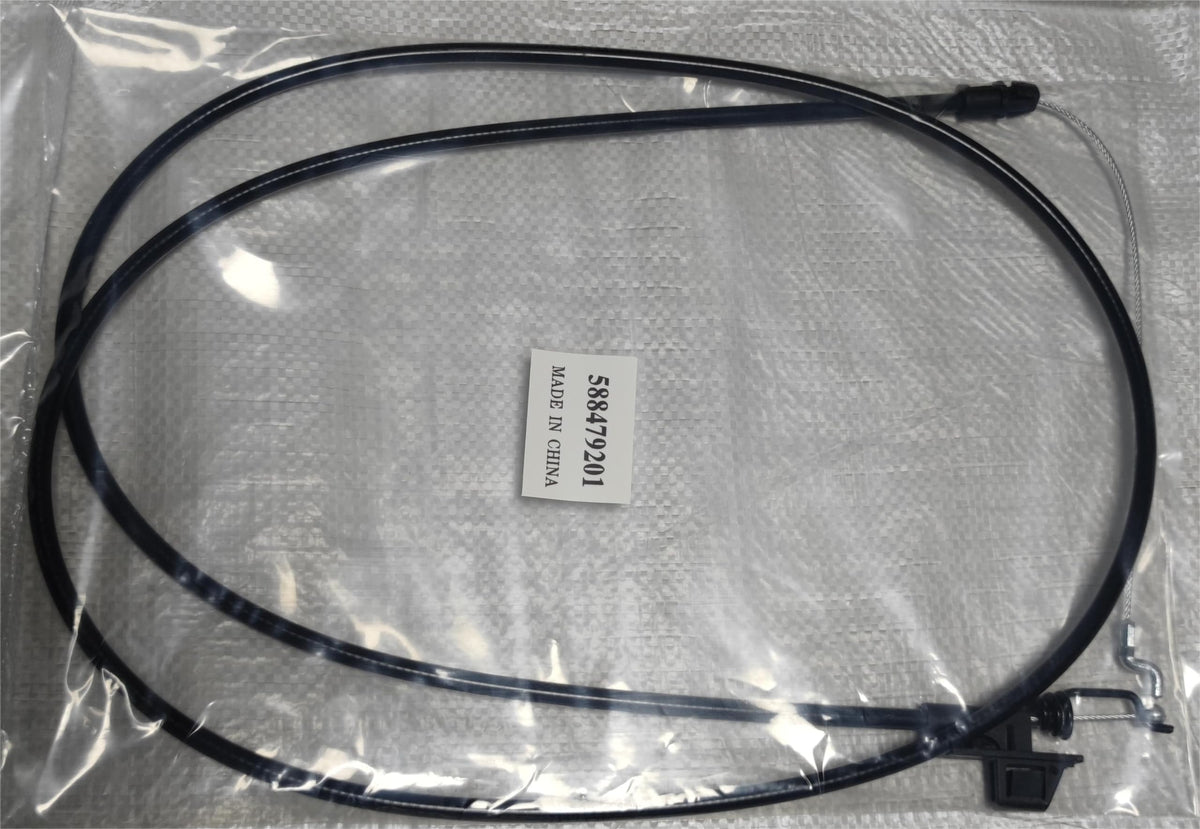 BLOLACDZ installation-ready cable with clear end fittings.