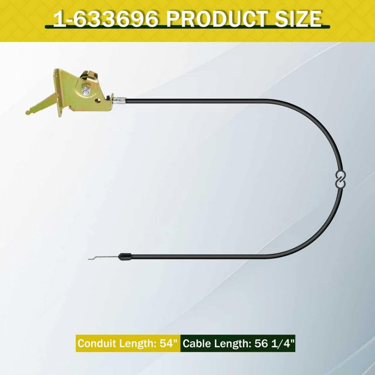 End connector of BLOLACDZ throttle cable ensures secure mower connection