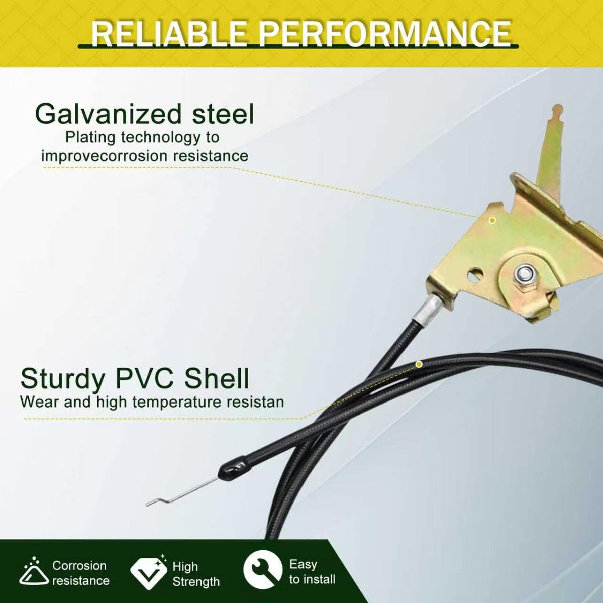 Easy installation with basic tools using BLOLACDZ throttle cable