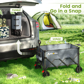 Blomoba 6-inch widened wheels handle varied terrain smoothly