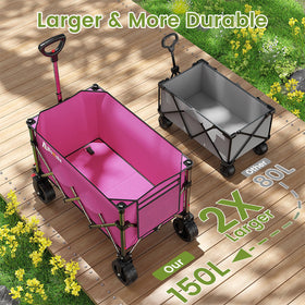Blomoba foldable design stores compactly in trunks or closets.