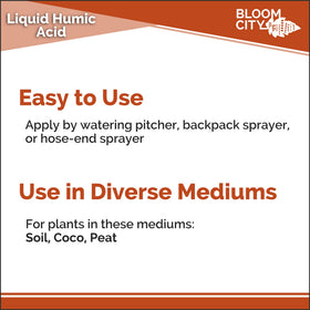 Bloom City Humic Acid helps build deeper roots for resilience in dry spells.