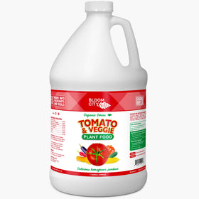 Bloom City Tomato & Veggie Plant Food bottle for vibrant growth