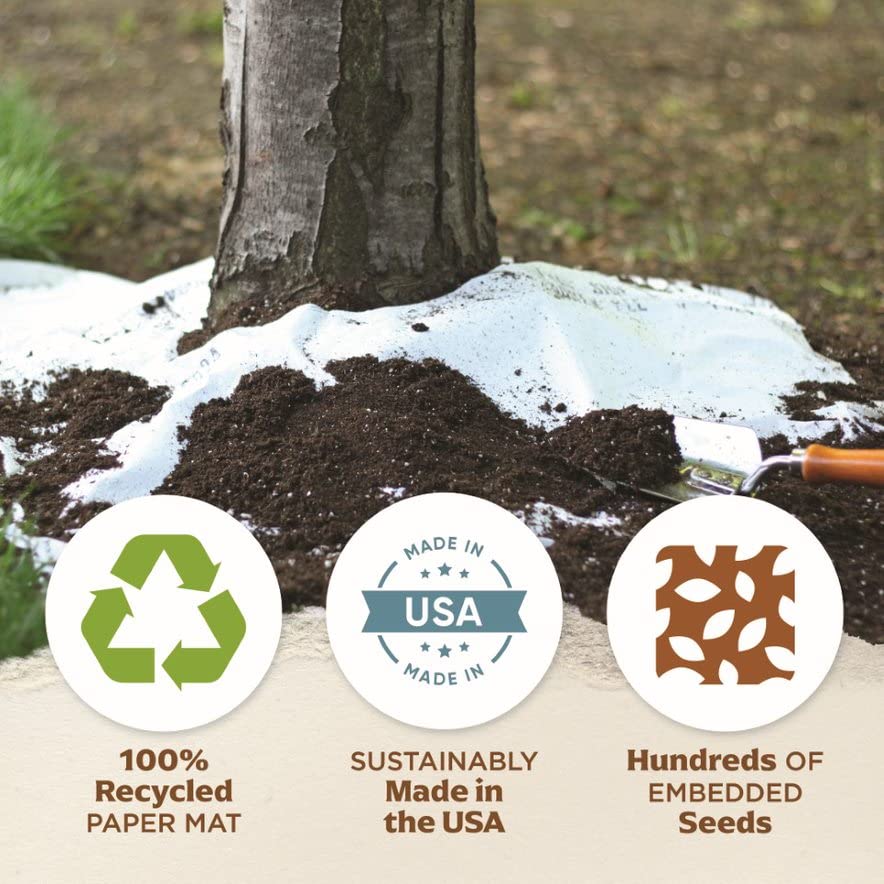 BloomingBulb seed mat soaks evenly for reliable germination.