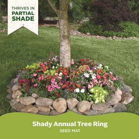 BloomingBulb seed mat cut-to-shape fits garden beds quickly and easily.
