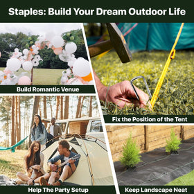 BLOSMIY versatile garden stakes secure edging and hoses.