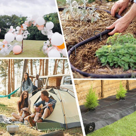 BLOSMIY versatile garden stakes suit fences, netting, hoses, and seasonal decor.