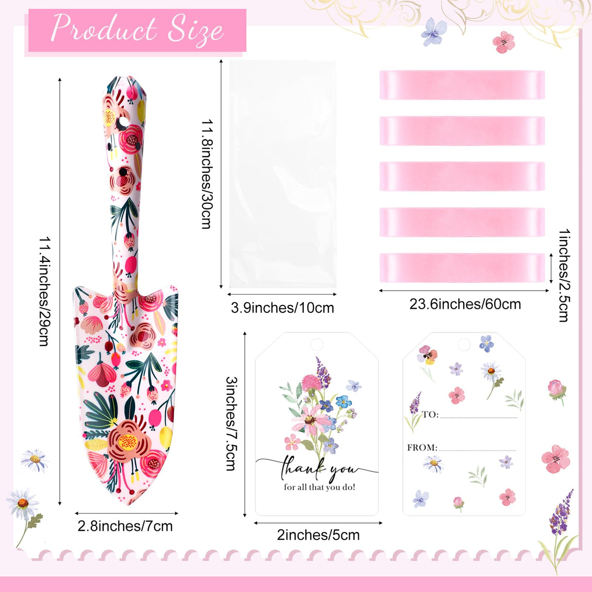 Blosssound floral-design hand tools add charm to gardening sessions.