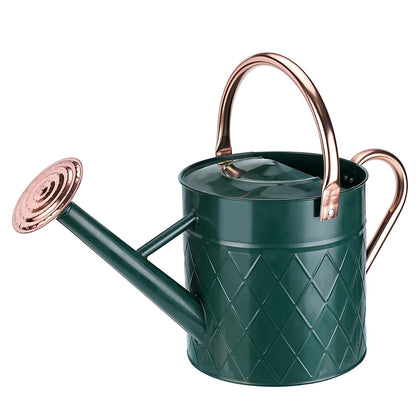 BLstyle 1.75 gallon outdoor watering can in green for efficient garden coverage.