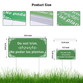 Easy 60-second installation with included stakes for BLSUREFYX signs.