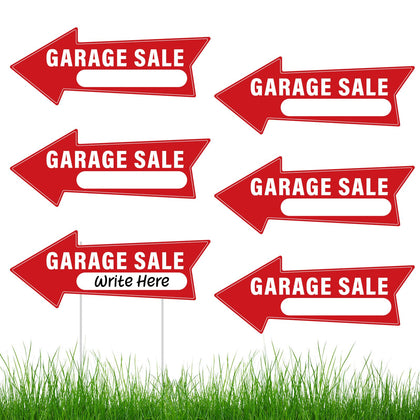 BLSUREFYX garage sale signs front view boosts visibility for shoppers