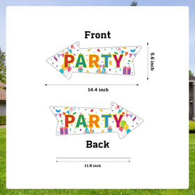 BLSUREFYX sign set helps organize multi-area celebrations.
