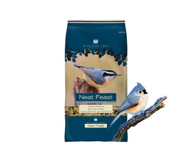 Blue Seal Neat Feast shell-free seed bag for easy, clean patio feeding.