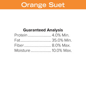 Blue Seal orange suet cakes are 11-ounce cakes in a twelve-pack.