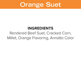 Blue Seal orange suet cakes come in easy-open, recyclable packaging.