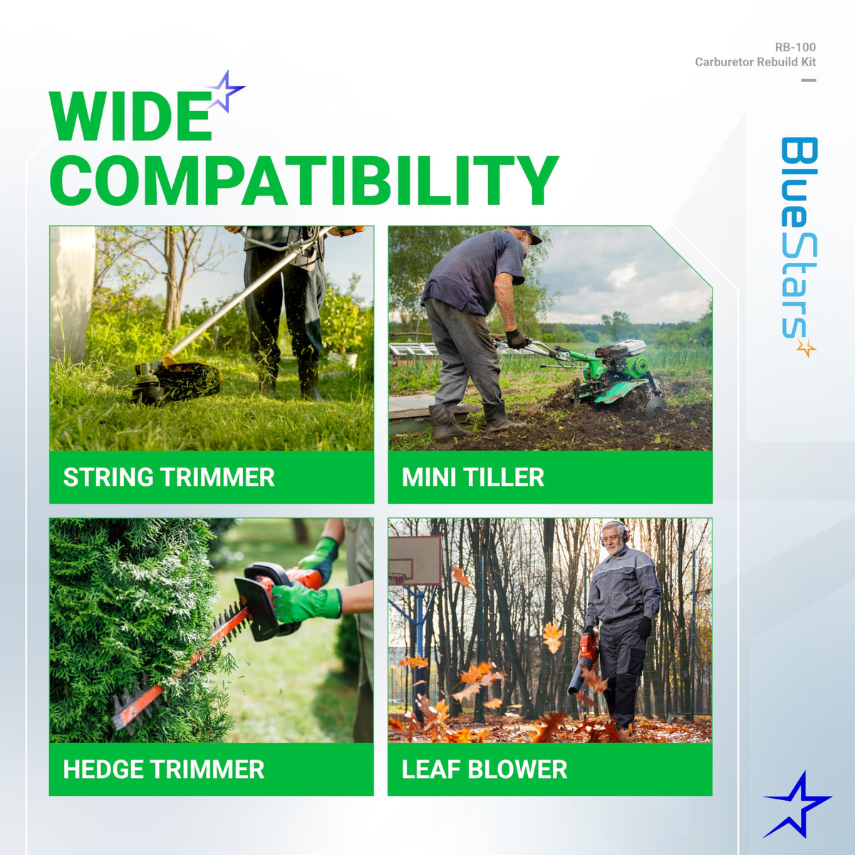 BlueStars RB-100 durable metal casing highlights corrosion resistance for long-lasting use.