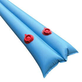 Blue Wave 8ft double water tube secures winter pool covers against wind.