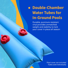 Blue Wave blue PVC construction withstands harsh weather for protection.